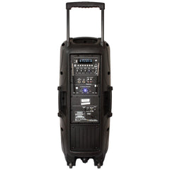 Ibiza PORT225VHF-BT Portable Stand-Alone PA System 600W