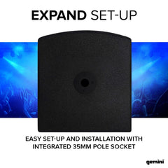 Gemini ZRX-S18P Active 18" Subwoofer 3400 Watt Class D