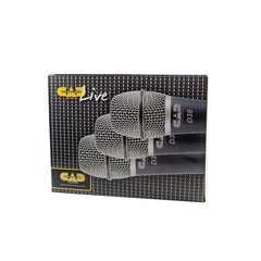 Cad Live 3pack Of D38 Supercardioid Dynamic Mics