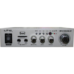 LTC Stereo Karaoke Amplifier Mixer 2 x Mic Input MFA-1200 Bluetooth