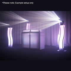 Equinox 1.5m Curve DJ Plinth Kit Podium Pair Lighting Disco Stand
