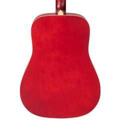 Encore Acoustic Guitar - Redburst