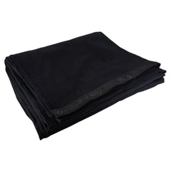 Wentex Backdrop Drape Curtain Black Stage Theatre 3m x 3m