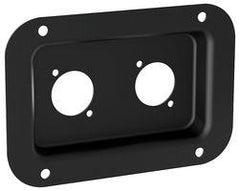 Penn Elcom Mounting Dish – Punched for 2x XLR Connectors D Type