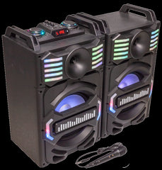 Party Light &amp; Sound SPEAKY700-MKII Système audio DJ USB Bluetooth 700 W PA