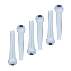 Gt Bridge Pins-wh/blk-set/6 -bp6wh