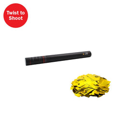 The Confetti Maker Handheld Confetti Cannon 50cm Gold Metallic