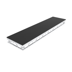 Plate-forme de plate-forme de scène Xstage S9 de 6 pieds x 2 pieds compatible avec Litespace, Litedeck et Tour Deck Staging