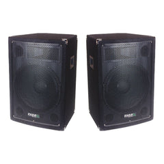 2x Ibiza Sound 12" 600W PA Speaker (Bundle)