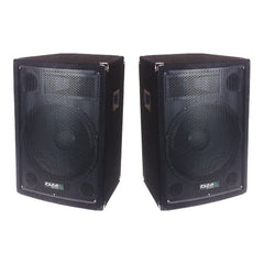 2x Ibiza Sound 12" 600W PA Speaker (Bundle)