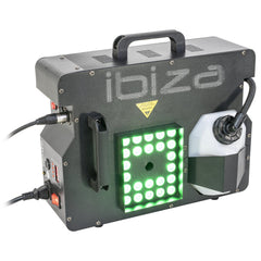 Ibiza Light  ERUPTION-1500 DMX Vertical Fog Machine 1500W RGB LED CO2 Type Effect