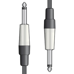 Câble d'instrument QTX 3M, jack 6,3 mm 1/4" vers jack