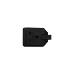 Masterplug 1 Gang 13A HD Mains Socket, Black (ELS13B)