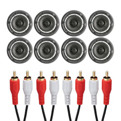 Adastra Bluetooth 6.5" Ceiling Speakers Set HiFi Sound System Set of 8