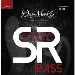 Dean Markley Sr2000 Bass Guitar Strings  Medium 4 Str 48-106