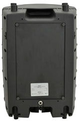 QTX PAV8-UHF PAV Ensemble de sonorisation portable avec micros UHF, haut-parleur Bluetooth et DVD