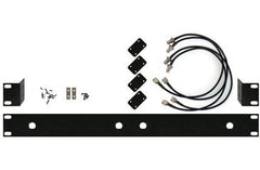 Q-Audio QWM RK 1960 V2 HH BP Dual Rack Mount Kit 1U 19" Halterungsadapter