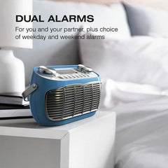 Detroit DAB Radio Retro DAB+ FM Radio Blue *BSTOCK*