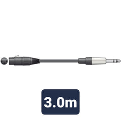 Chord Classic Audio Lead XLR Female - TRS Jack Plug 3.0m