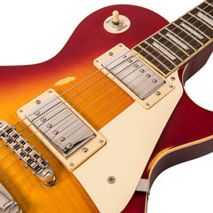 Vintage V100 Icon - Distressed Cherry Sunburst