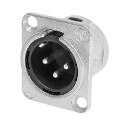 Neutrik XLR 3-Pin Male Chassis Plug NC3MDL1