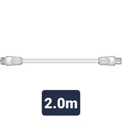 AV:Link Coaxial F-type plug to Coax plug lead 2.0m