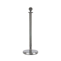 Showgear Poteau à Cordon Rond Argenté