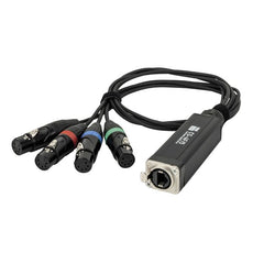 Showgear CS-4F/5 4 Channel DMX Shuttle 5 Pole XLR - Female