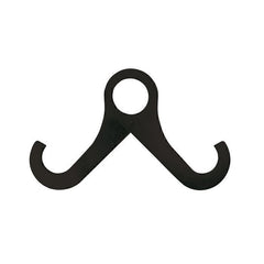 Showgear The Moustache Collier de serrage pour tube unique Noir
