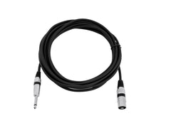 Omnitronic Adapterkabel XLR(M)/Klinke Mono 5M Schwarz