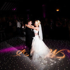 LEDJ White Starlit Dance Floor System 24ft x 24ft