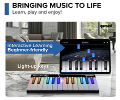 Gemini GPP-101 Piano Prodigy Smart Midi Keyboard