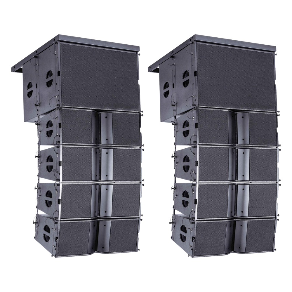 Citronic 8x C-208 Line Array Speakers with 2x C-118S Subwoofer and C-R ...