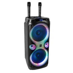 Ibiza Columba Karaoke PA Speaker 1000W Dual Wireless Microphone Bluetooth *B Stock*