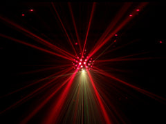 2x Eurolite AKKU B-40 Laser Beam Effect AIR – Battery-Powered Lights with Bags