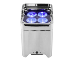 Chauvet Professional WELLFit DMX LED Uplighter 6x in Charging Flightcase Chrome IP65 *B-STOCK*