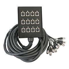 Pulse 12 Way XLR Multicore Stage Box (10m)