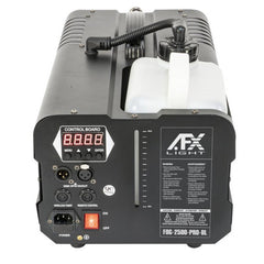 AFX Professionelle Hochleistungs-Nebelmaschine 2500 W Schwarz + Flightcase