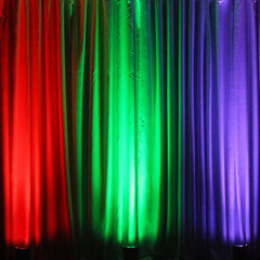 8x LEDJ Rapid QB1 Hex LED Uplighter Battery inc Wireless DMX Controller