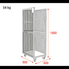 Wentex Trolley for Backdrops – Full Size (180 cm) Heavy-Duty Transport Cart
