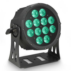 Cameo FLAT PROA 12 IP65 12 x 10 W FLAT LED extérieur RGBWA PAR lumière en noir