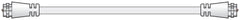 AV:Link Coaxial F-type plug to plug lead 2.0m