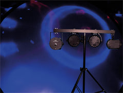 FXLAB Ensemble de lumière DJ 4 voies Kit complet d'éclairage disco avec support