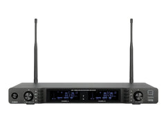 Q Audio QWM 1970 BP UHF Dual Channel Diversity Beltpack Wireless System CH38