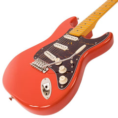 Vintage Electric Guitar- Maple Fingerboard - Firenza Red