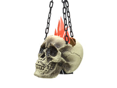 Europalms Halloween Flammender Totenkopf, 45X21X15Cm