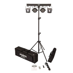 KAM Party Set Derby FX Bar Partybar Lighting Set DJ Disco inc Remote & Case *B STOCK*
