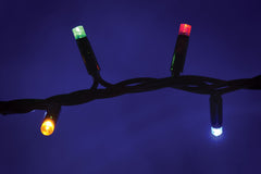 LYYT Heavy Duty LED Garland String Lights Multi Coloured Christmas Festive Fairy Lights Connnectable