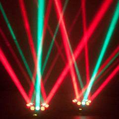 Intimidation 9BEAM-MINI Spider 9 x 10W RGBW LED Dynamic Light Effect