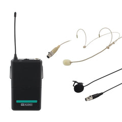 W Audio RM Quartet Beltpack Kit 864.30Mhz Lapel Headset Suitable for Kam Quartet